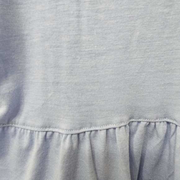 Light Blue Pink Rose Shirt Size S Woman's - Picture 2 of 12